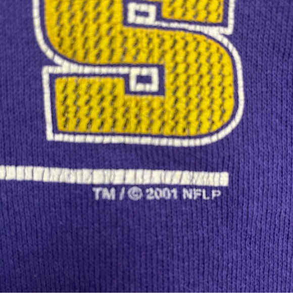Vintage Y2K Lee Sport NFL Minnesota Vikings Crewneck Sweatshirt Size XL Used - Picture 3 of 5